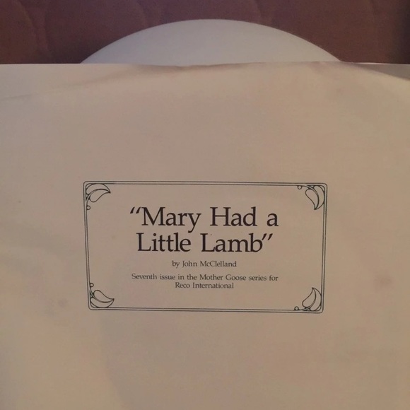 NURSERY RHYME COLLECTOR PLATE - Picture 5 of 6